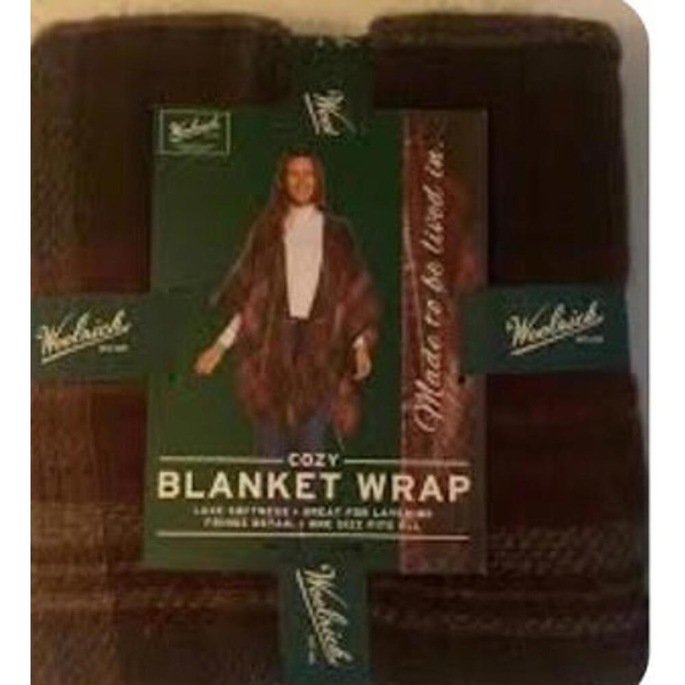 NWT Woolrich Plush Blanket Wrap